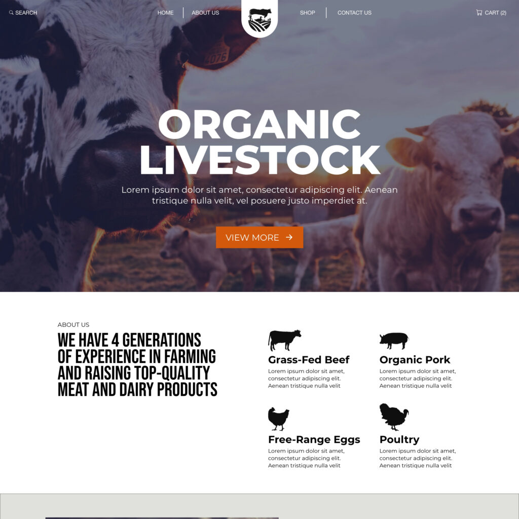 Brass Pig Creative - Happy Grass Website Template